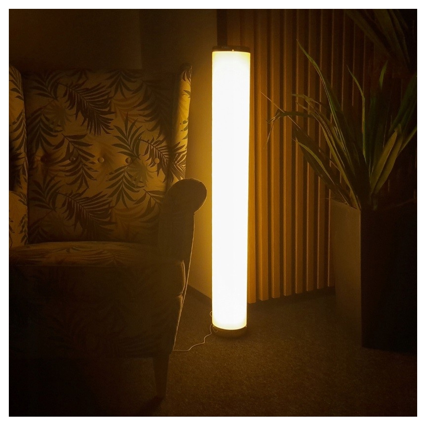 LED RGBW Dimbar golvlampa STELLA LED/12W/230V + fjärrkontroll