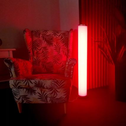LED RGBW Dimbar golvlampa STELLA LED/12W/230V + fjärrkontroll