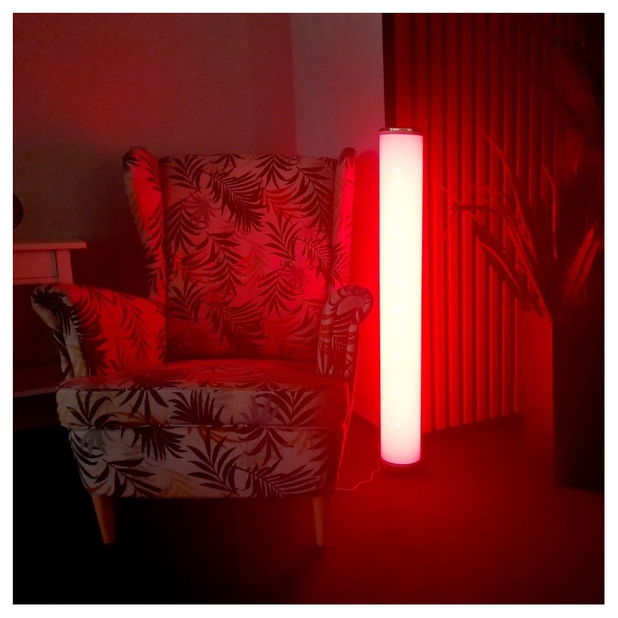 LED RGBW Dimbar golvlampa STELLA LED/12W/230V + fjärrkontroll