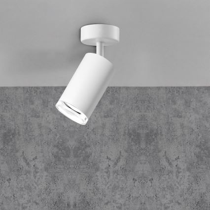 LED RGBW dimbar badrumsspot TURYN 1xGU10/4,8W/230V 3000K IP44 vit + fjärrkontroll
