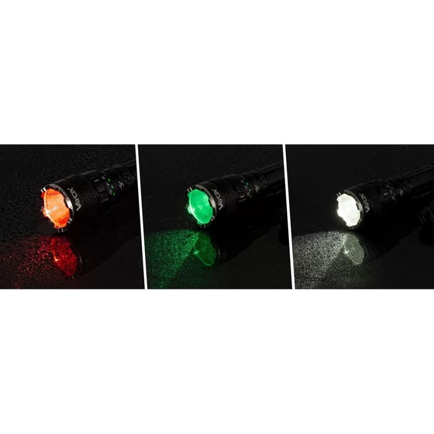 LED RGBW Dimbart uppladdningsbart ficklampa LED/15W/5V IP66 1500 lm 2000 mAh