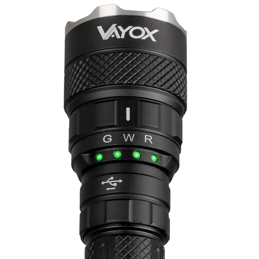 LED RGBW Dimbart uppladdningsbart ficklampa LED/15W/5V IP66 1500 lm 2000 mAh