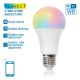 LED RGBW dimbar lampa A60 E27/9W/230V 2700-6500K Wi-Fi - Aigostar