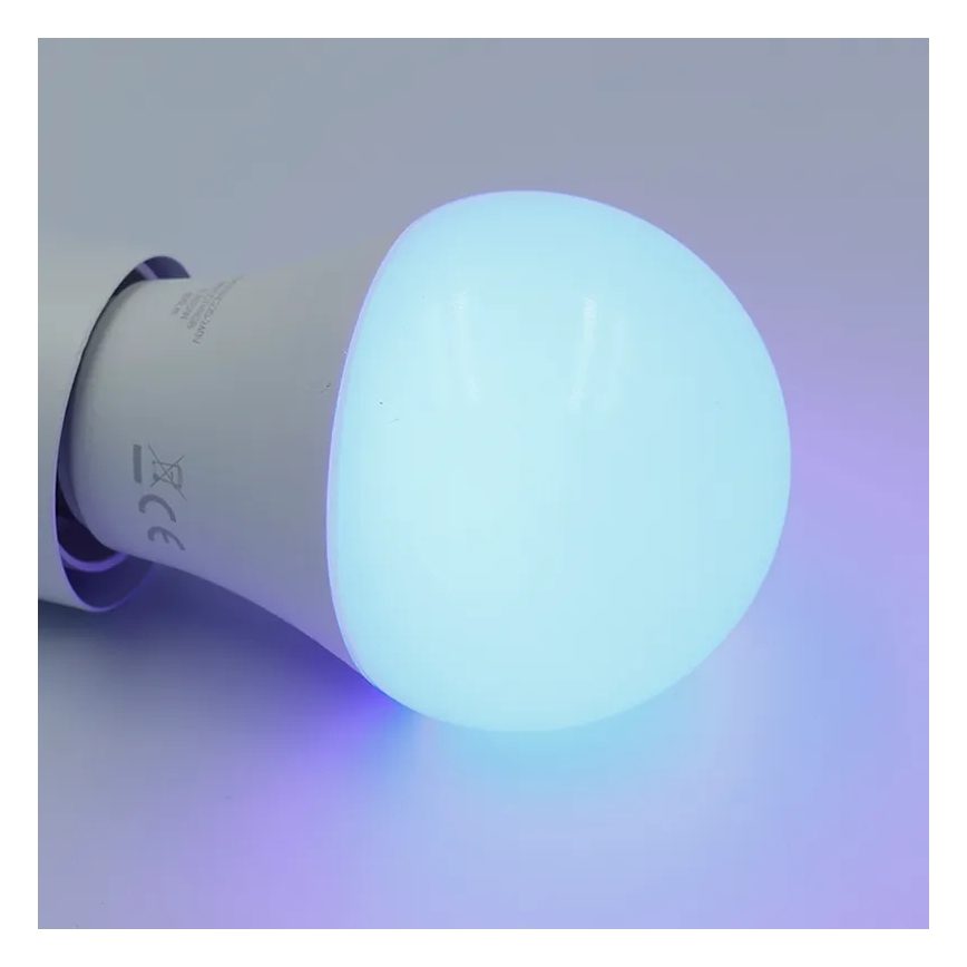 LED RGBW dimbar lampa A60 E27/9W/230V 2700-6500K Wi-Fi Tuya