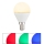 LED RGBW dimbar lampa E14/4,9W/230V 2700K + fjärrkontroll - Globo