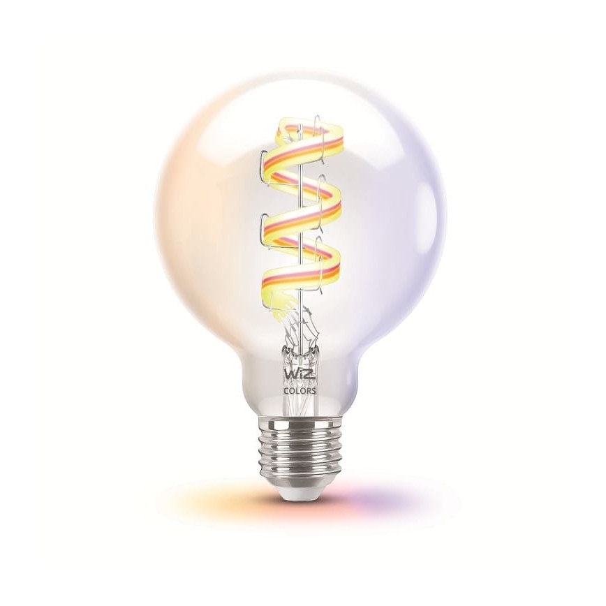 LED RGBW dimbar lampa G95 E27/6,3W/230V 2200-6500K Wi-Fi - WiZ