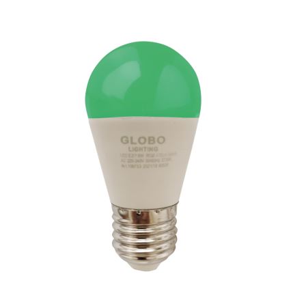 LED RGBW dimbar lampa E27/6W/230V 3000K + fjärrkontroll - Globo