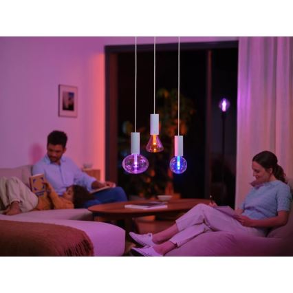 LED RGBW dimbar lampa Philips Hue White And Color Ambiance E27/6,8W/230V 2000-6500K