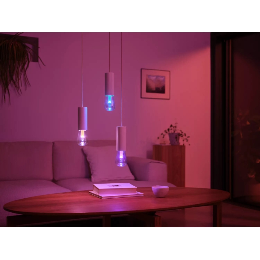 LED RGBW dimbar lampa Philips Hue White And Color Ambiance E27/6,8W/230V 2000-6500K