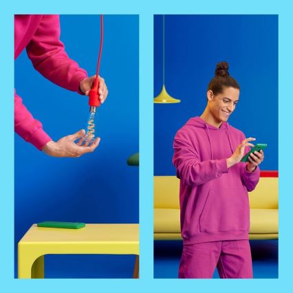 LED RGBW dimbar lampa ST64 E27/6,3W/230V 2200-6500K Wi-Fi - WiZ