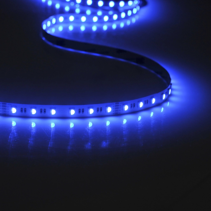 LED RGBW Dimbar LED-remsa 3m LED/22W/24/230V + fjärrkontroll