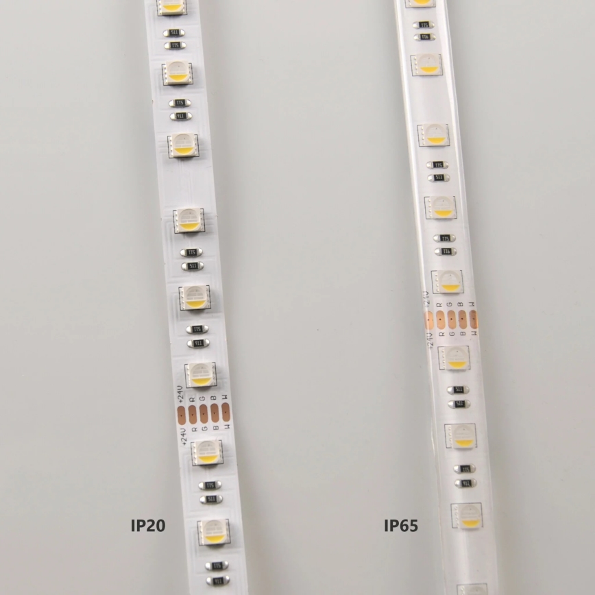 LED RGBW Dimbar LED-remsa 3m LED/22W/24/230V + fjärrkontroll