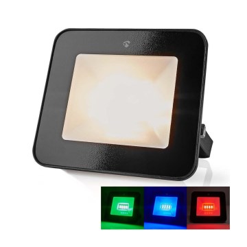 LED RGBW dimbar reflektor för vägguttag SmartLife LED/20W/230V Wi-Fi IP65 2700-6500K