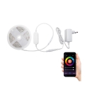 LED RGBW Dimbar slinga badrum LED/12,5W/12V IP65 5m Wi-Fi Tuya