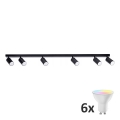 LED RGBW dimbar spotlampa ANGIE 6xGU10/6,5W/230V 2700-6500K