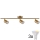 LED RGBW dimbar spotlampa GOLDIE 3xGU10/4,8W/230V 3000K guld + fjärrkontroll