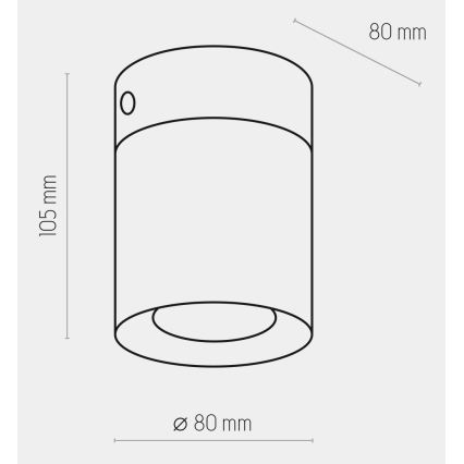 LED RGBW dimbar spotlampa VICO 1xGU10/6,5W/230V 2700-6500K