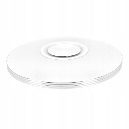 LED RGBW dimbar taklampa med högtalare LED/60W/230V 3000-6000K Ø 40 cm vit + fjärrkontroll