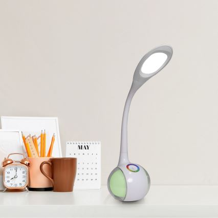 LED RGBW Dimbar touch bordslampa COSMOS LED/6,5W/230V vit