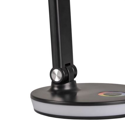 LED RGBW Dimbar touch bordslampa NEPTUN LED/7W/230V svart