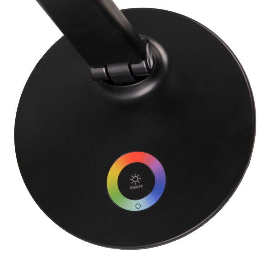 LED RGBW Dimbar touch bordslampa NEPTUN LED/7W/230V svart