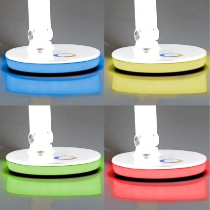 LED RGBW Dimbar touch bordslampa NEPTUN LED/7W/230V vit