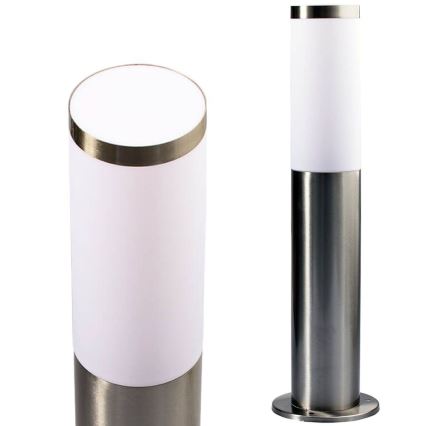 LED RGBW dimmbar utomhuslampa LIVIA 1xE27/6,5W/230V 2700-6500K Wi-Fi 45 cm IP44 silver