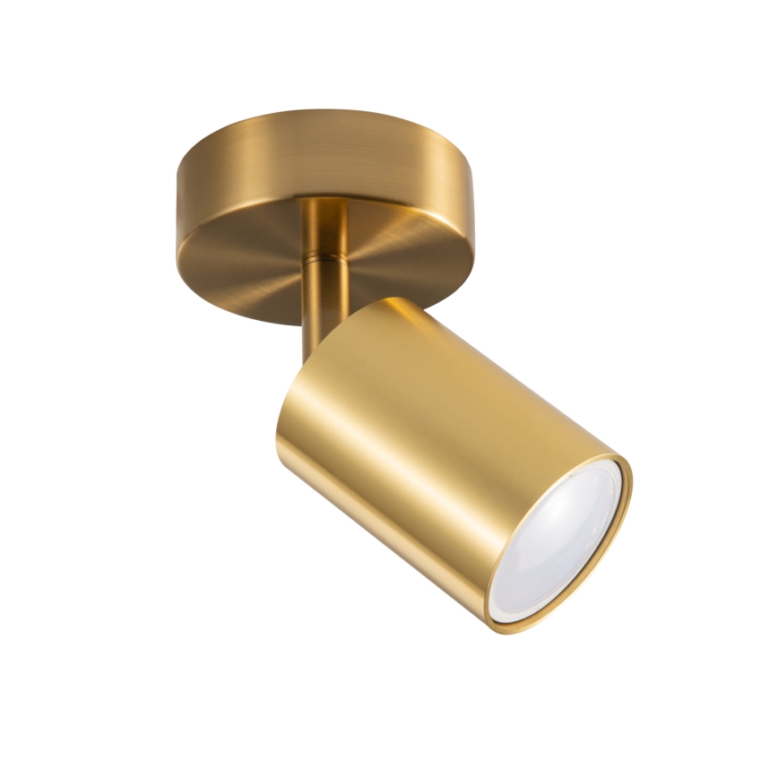 LED RGBW dimbar väggspotlight GOLDIE 1xGU10/4,8W/230V 3000K guld + fjärrkontroll