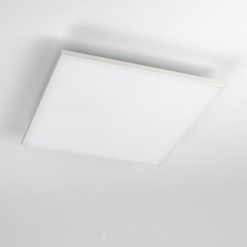 LED RGBW-dimbar ytmonterad LED-panel, 22 W, 230 V, 2700–6500 K, 29,5 x 59,5 cm, vit + fjärrkontroll
