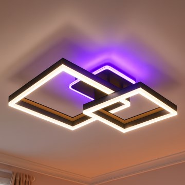 LED RGBW Dimmbar taklampa LED/75W/230V 3000-6500K + fjärrkontroll