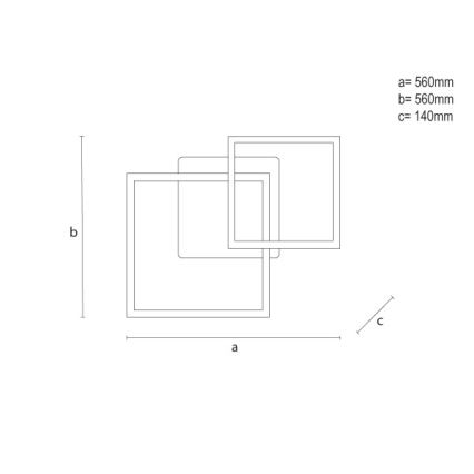 LED RGBW Dimmbar taklampa LED/75W/230V 3000-6500K + fjärrkontroll