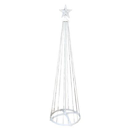 LED RGBW dimbar utomhus juldekoration LED/4W/230V 180 cm IP44 julgran + fjärrkontroll