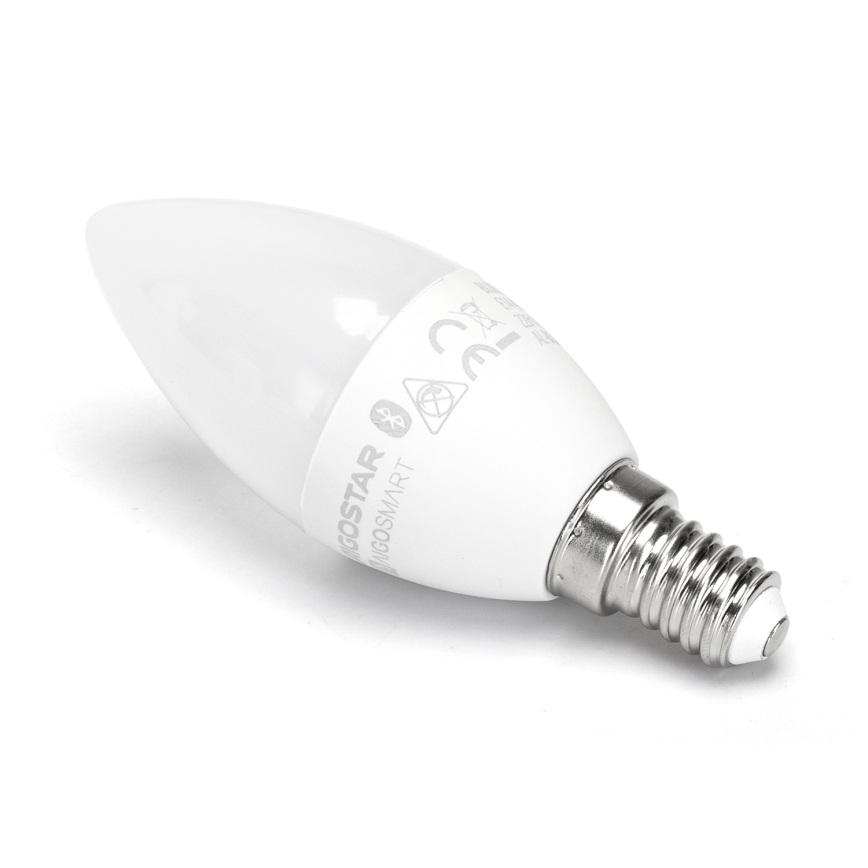 LED RGBW dimbar lampa C37 E14/6,5W/230V 2700-6500K - Aigostar