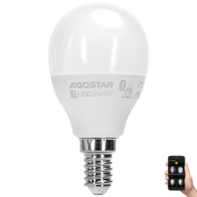 LED RGBW Glödlampa G45 E14/4,9W/230V 2700-6500K - Aigostar