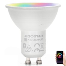 LED RGBW Glödlampa GU10/6,5W/230V 2700-6500K - Aigostar