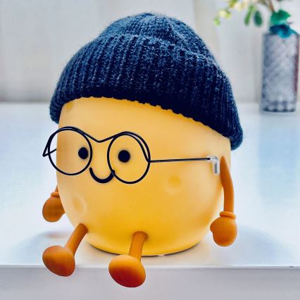 LED RGBW Ljusreglerad barns beröring lampa POTATO LED/2W/5V USB 1200 mAh potatis