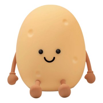 LED RGBW Ljusreglerad barns beröring lampa POTATO LED/2W/5V USB 1200 mAh potatis