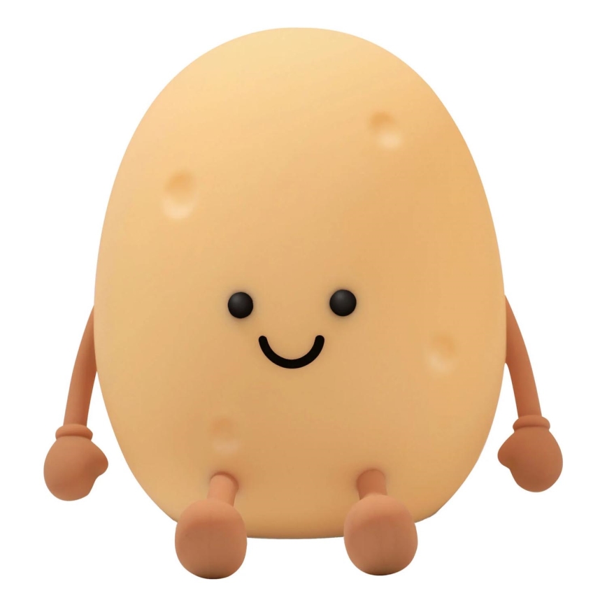 LED RGBW Ljusreglerad barns beröring lampa POTATO LED/2W/5V USB 1200 mAh potatis