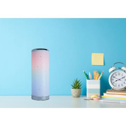 LED RGBW Ljusreglerad bordslampa LED/5W/230V + fjärrkontroll