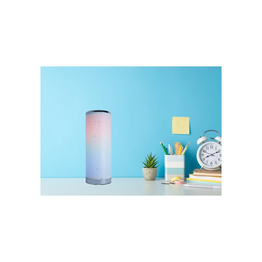 LED RGBW Ljusreglerad bordslampa LED/5W/230V + fjärrkontroll