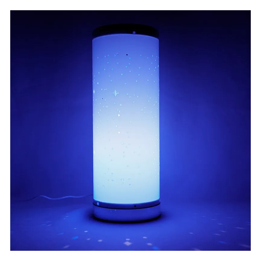 LED RGBW Ljusreglerad bordslampa LED/5W/230V + fjärrkontroll