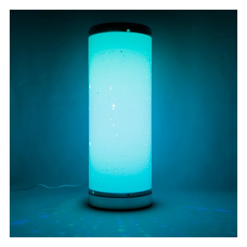 LED RGBW Ljusreglerad bordslampa LED/5W/230V + fjärrkontroll