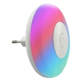 LED RGBW Nattlampa LED/1W/230V vit
