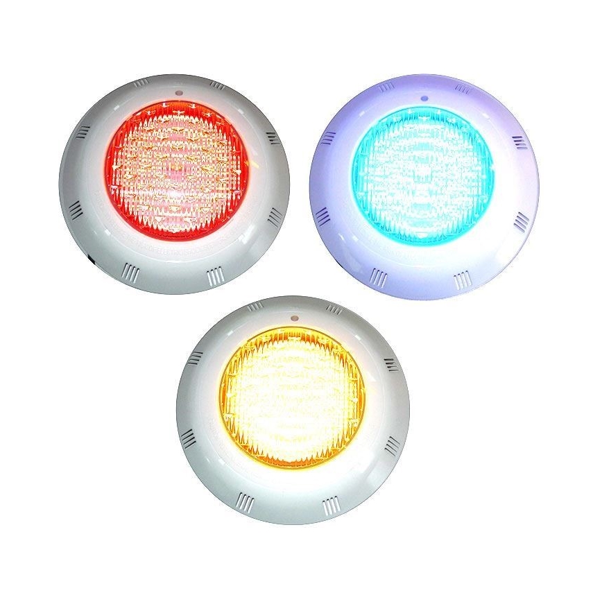 LED RGBW poolarmatur LED/45W/12V IP68 + fjärrkontroll