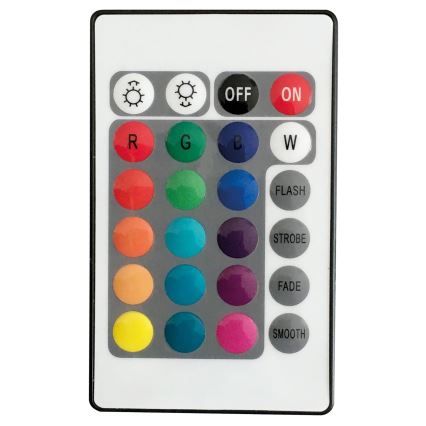 LED RGBW Solcellslampa BALL LED/3,7V 1500 mAh Ø 40 cm IP65 + fjärrkontroll