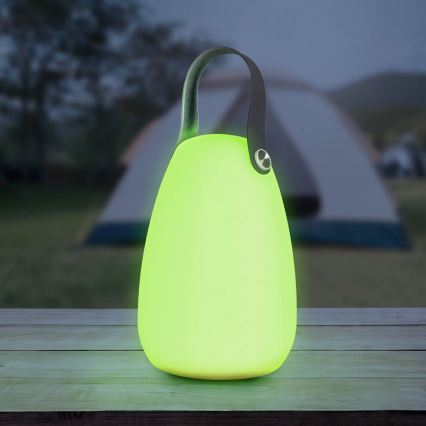 LED RGBW Solcellslampa CANARIA LED/2W/1,2V 400 mAh IP44 vit