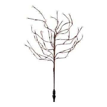 LED RGBW Solcellslampa TREE LED/0,1W/1,2V 600 mAh IP44 brun