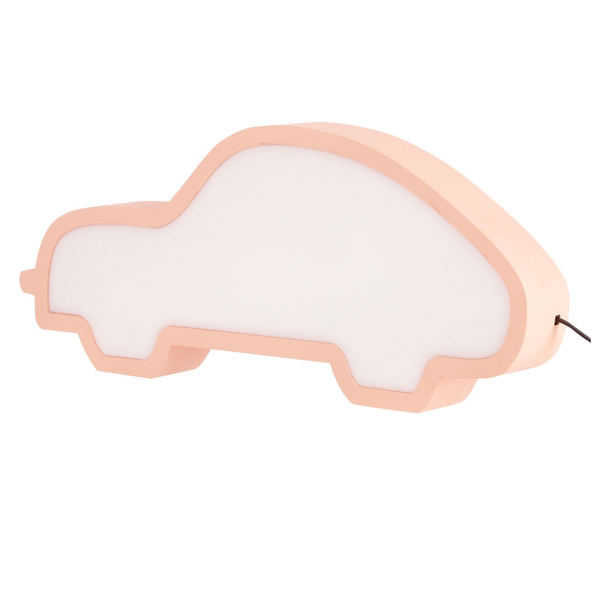 LED skrivbordslampa för barn CAR LED/11W/230V rosa