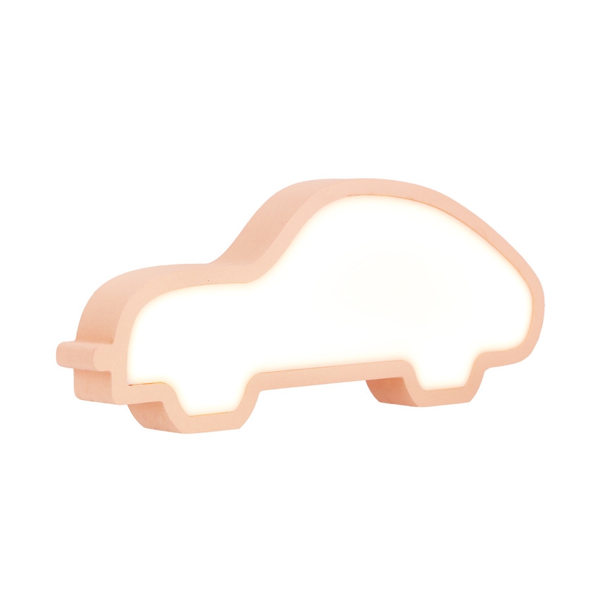 LED skrivbordslampa för barn CAR LED/11W/230V rosa