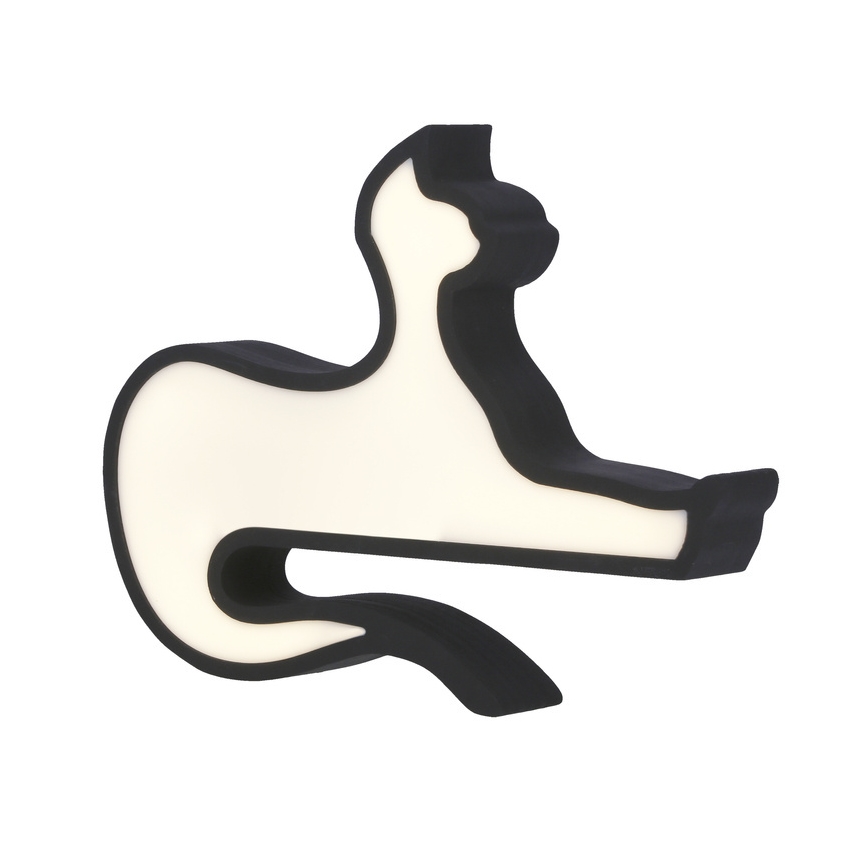 LED skrivbordslampa för barn CAT LED/13W/230V svart